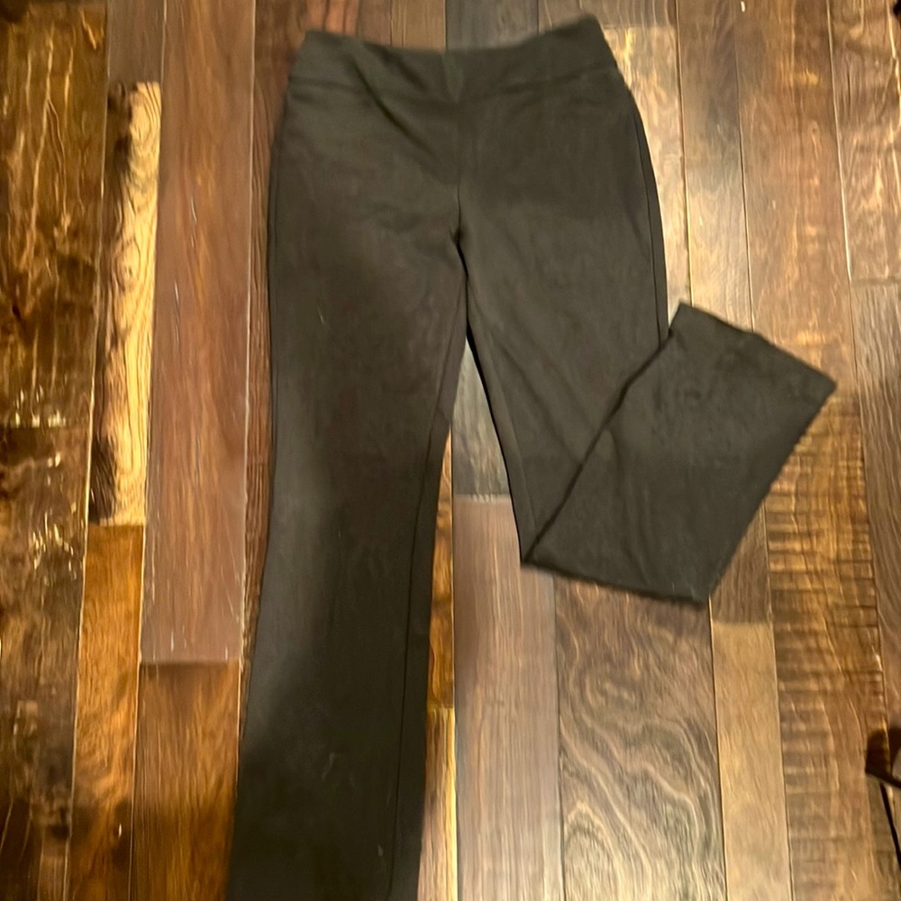 NY & co stretch bootcut pants. Gray. L tall